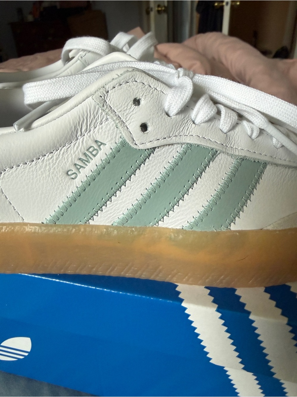 New in Box - Adidas Sambae - Blue - Picture 3 of 9